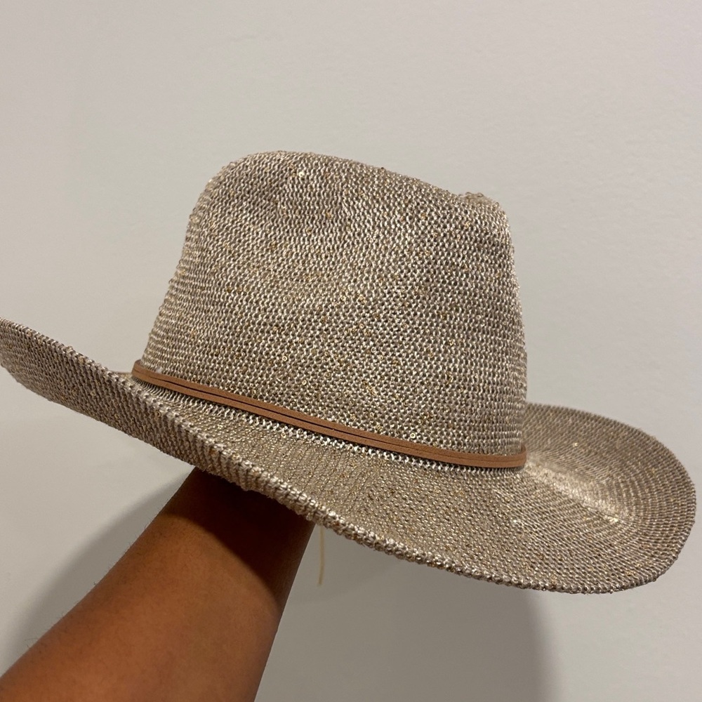 Anthropologie Tan Woven Hat